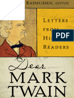 Dear Mark Twain:Letters from His Readers Edited by Kent Rasmussen