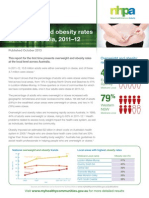 Overweight and Obesity Report October 2013
