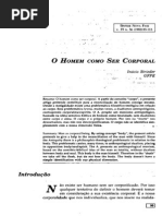 o Homem Como Ser Corporal