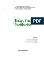Trabajo Final de Planificacion PDF