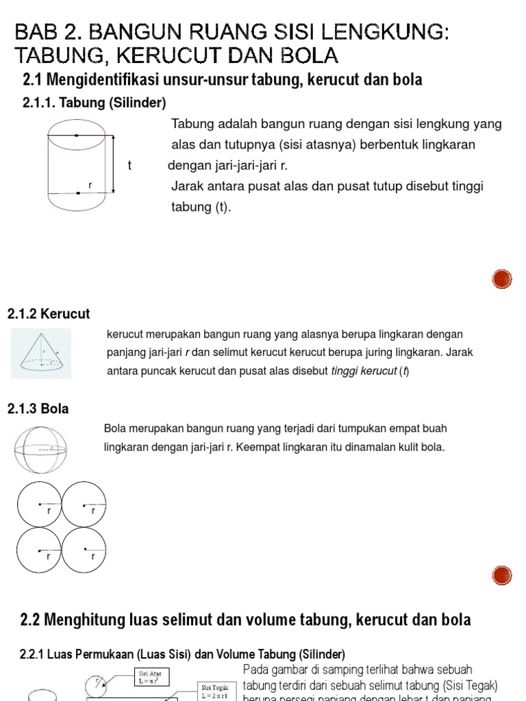 Bangun Ruang Sisi Lengkung