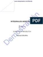 Integrales Indefinidas Ejercicios Resueltos