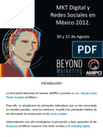 Marketing y Redes Sociales AMIPCI 2012-Prensa