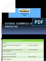 Estudio Economico de Proyectos 2012