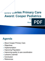 2003 Davies Primary Care Award Cooper Pediatrics Matt Mabalot