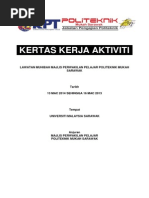 Kertas Kerja Lawatan Muhibah MPP PMU