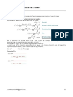 Derivada Funcion Exponencial y Logaritmica