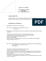 Sales Business Development Account Executive in Los Angeles CA Resume Douglas Samson