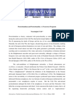 Postcolonialism and Postcoloniality A Premortem Prognosis PDF