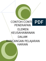 Contoh Penerapan EMKTahun 1