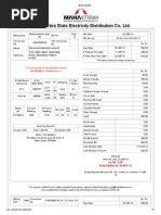 TSSPDCL Bill Sample Format 1 | PDF