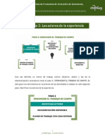 Guia de Trabajo 2: Los Actores de La Experiencia