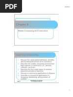 Learning Objectives: Mobile Computing and Commerce