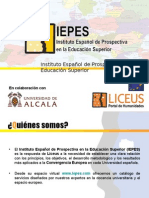 IEPES - INSTITUTO ESPAÑOL DE PROSPECTIVA EN LA EDUCACIÓN SUPERIOR