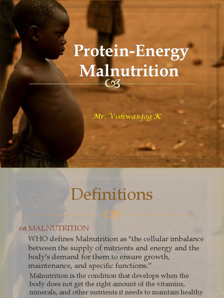 an essay on protein energy malnutrition