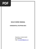 Download Solid Work Manual Stuffing Box by kdharmasenthil SN17891091 doc pdf