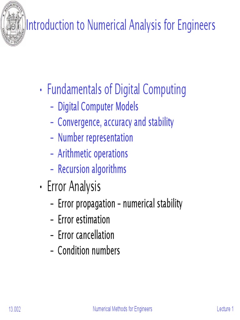 Numerical Analysis PDF PDF