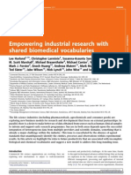 Empowering Industrial Research With Shared Biomedical Vocabularies