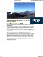 April 2013 Medco Power Enters PPA With PLN For 110 MW Ljen Project in East Jav PDF