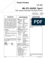 MIL-DTL-53022E, Type II: 3.5 VOC Lead & Chromate Free Epoxy Primer