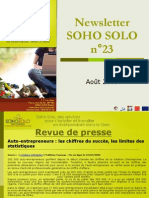 Newsletter Soho Solo n23 Aout09