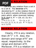 Example:: A (1, 2, 3) B (X, Y, Z) R ( (1, Y), (1, Z), (3, Y) ) R ( (Y, 1), (Z, 1), (Y, 3) )