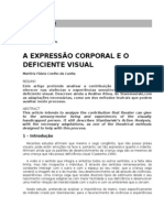 Expressão Corporal e o Deficiente Visual