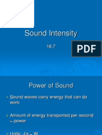 16-7 Sound Intensity