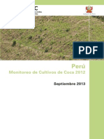 Peru Monitoreo de Coca 2012