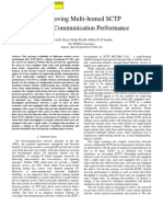 Improving Multi-Homed SCTP PDF