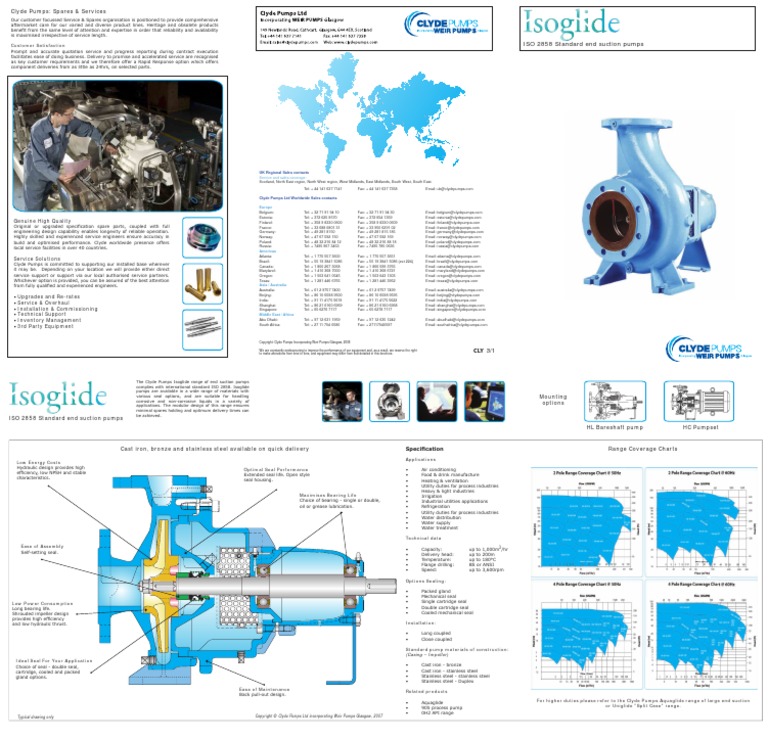 Clyde Isoglide | PDF | Stainless Steel | Pump