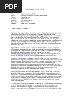 Surat Kecil Untuk Tuhandoc