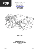 Manual de Bombas Triplex y Mantenimiento | PDF | Bomba | Engranaje