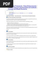 Enhancement Framework - Class Enhancements - Pre-Exit, Post-Exit and Overwrite-Exit Methods - Concept and Simple Scenarios