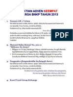 Tata Ibadah Adven 4 Keluarga BNKP Tahun 2013 PDF