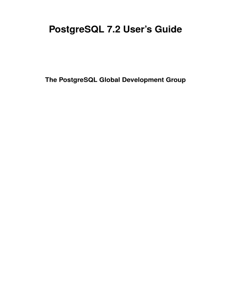 PosTGreSQL PDF | PDF | Science & Mathematics