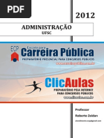 7835 APOSTILA Administracao - UFSC - Professor Zeidan