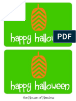 Green Halloween Cards