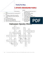 Halloween: Spooky Crossword Puzzle: Family Fun Shop