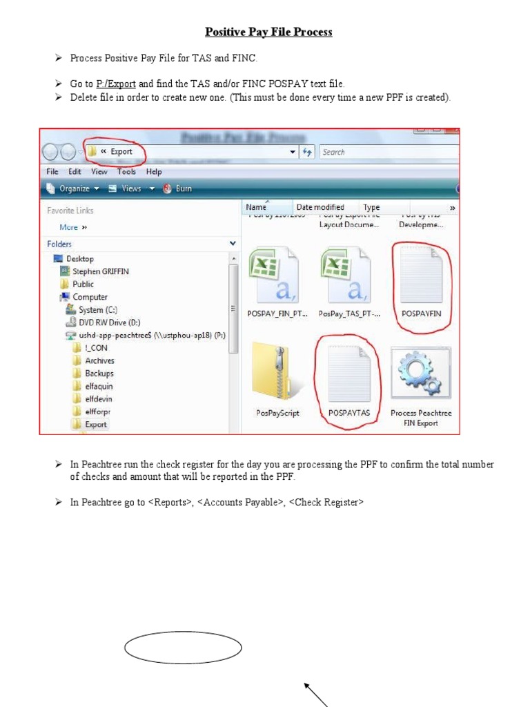 Positive Pay File Process in Sage | PDF