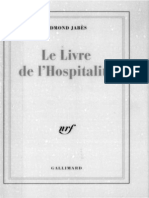 Edmond Jabes Le Livre de L'hospitalite PDF