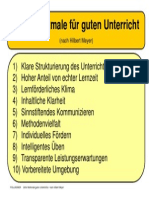 10 merkmale guten unterrichts meyer