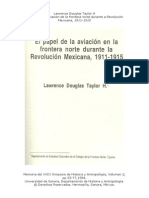 El Papel de La Aviacion en La Frontera Norte Durante La Revolucion, Lawrance Taylor