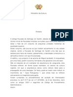 Classificação da pousada de Santiago do Cacém e fixação de ZEPdoc