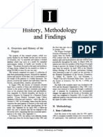 History, Methodology and Findings