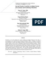 The Role of Student and Teacher Creativity in Aiding Current Reform Efforts in Science and Technology-Yager-NFTEJ