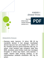 KASUS 1 (Demam Tifoid)