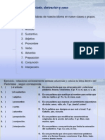 Concepto de Enunciado Caso y Declinacion FMM 2012 2013(Unidad 2 4)