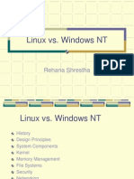 windows Linux differences
