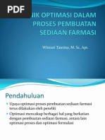 Download Teknik Optimasi Dalam Proses Pembuatan Sediaan Farmasi by Wulandari Putri Pertama SN179092957 doc pdf